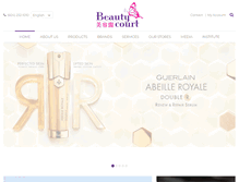 Tablet Screenshot of beauty-court.com